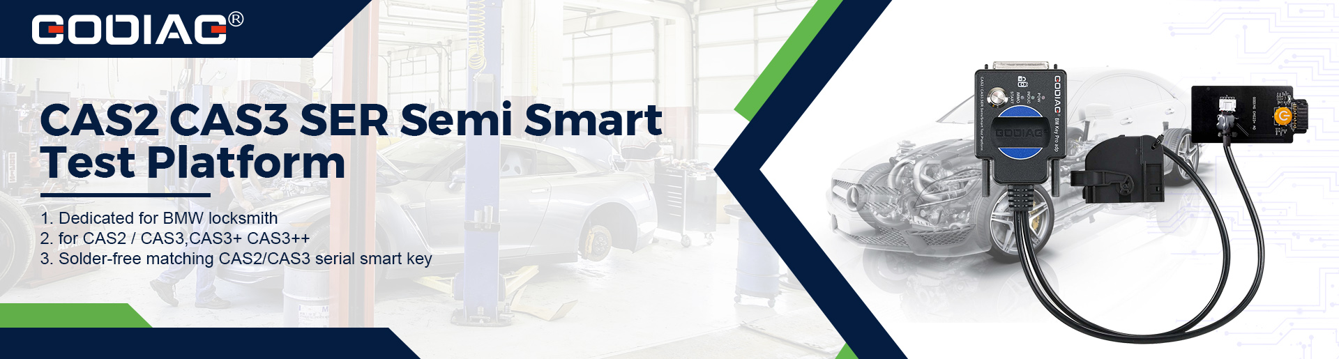 Godiag CAS2 CAS3 Ser Semi Smart Key Test Platform