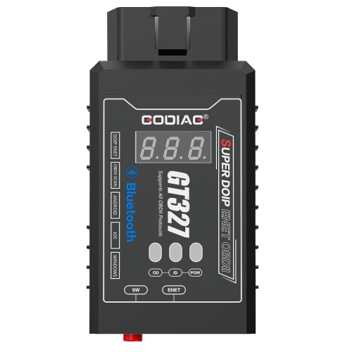 GODIAG GT327 SUPER DOIP ENET ELM327v1.5 Bluetooth 4.0 OBD II Scanner for iOS/Android/Windows Support Voltage Display
