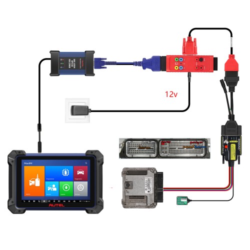 GODIAG G-A ECU/TCU Cable for Connecting AUTEL IM608 IM508 with GT107/GODIAG ECU GPT Adapter to Read & Write Data