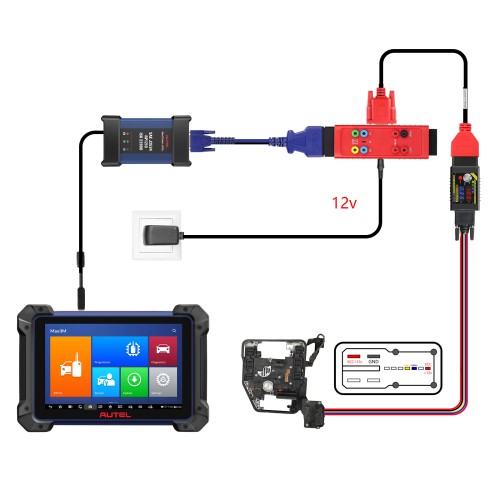 GODIAG G-A ECU/TCU Cable for Connecting AUTEL IM608 IM508 with GT107/GODIAG ECU GPT Adapter to Read & Write Data