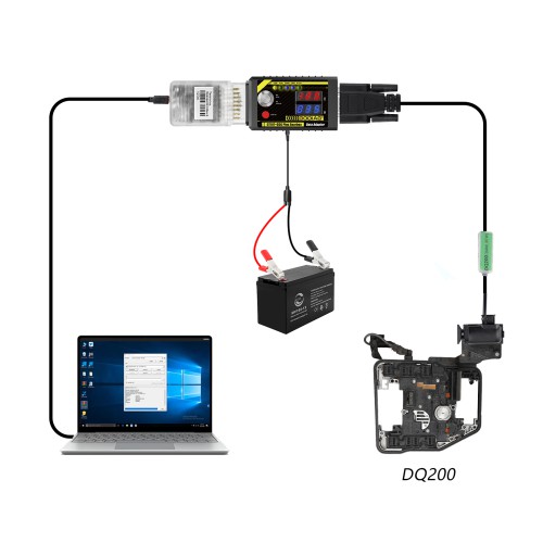 GODIAG VAG DQ200 (0AM, 0CW) Gearbox Cable Used with GT107+