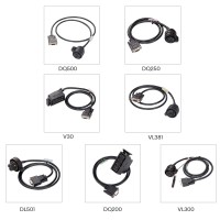 7-in-1 Gearbox Cable Set for V30/ DQ200/ DL501/ VL300/ VL381/ DQ500/ DQ250 works with GODIAG GT107+